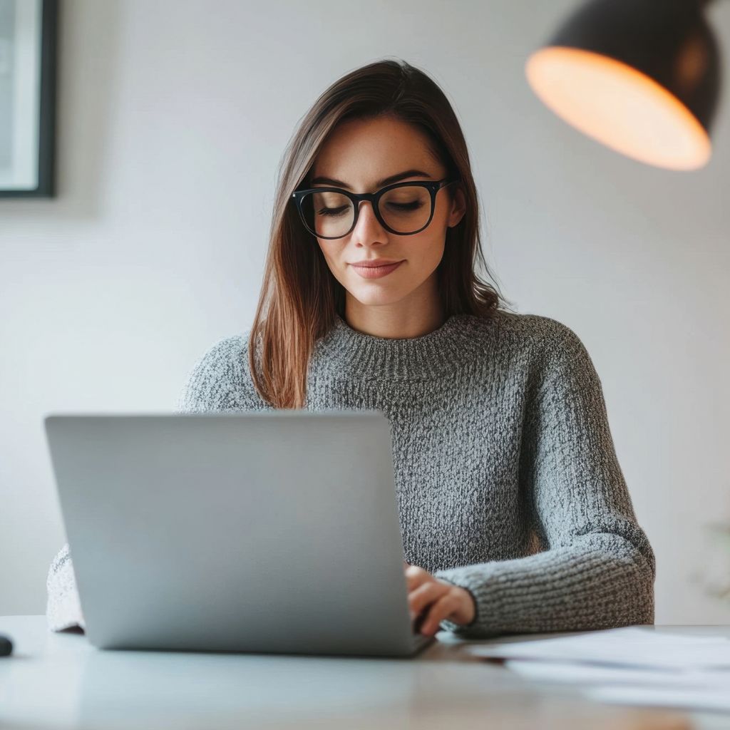 Kvinne som tar første steg og bestiller time ved Utbrenthetsklinikken