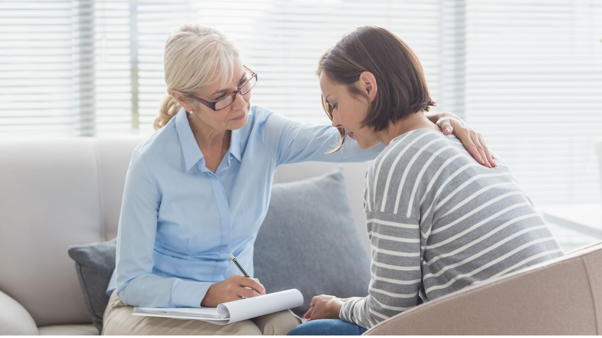 Samtale mellom behandler og pasient – behandling for utbrenthet hos Utbrenthetsklinikken i Oslo